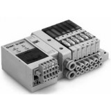 SMC solenoid valve 4 & 5 Port S0700 SS0751 Slim Compact Plug-in Manifold Bar Base, EX180 Serial Transmission System (for Output)